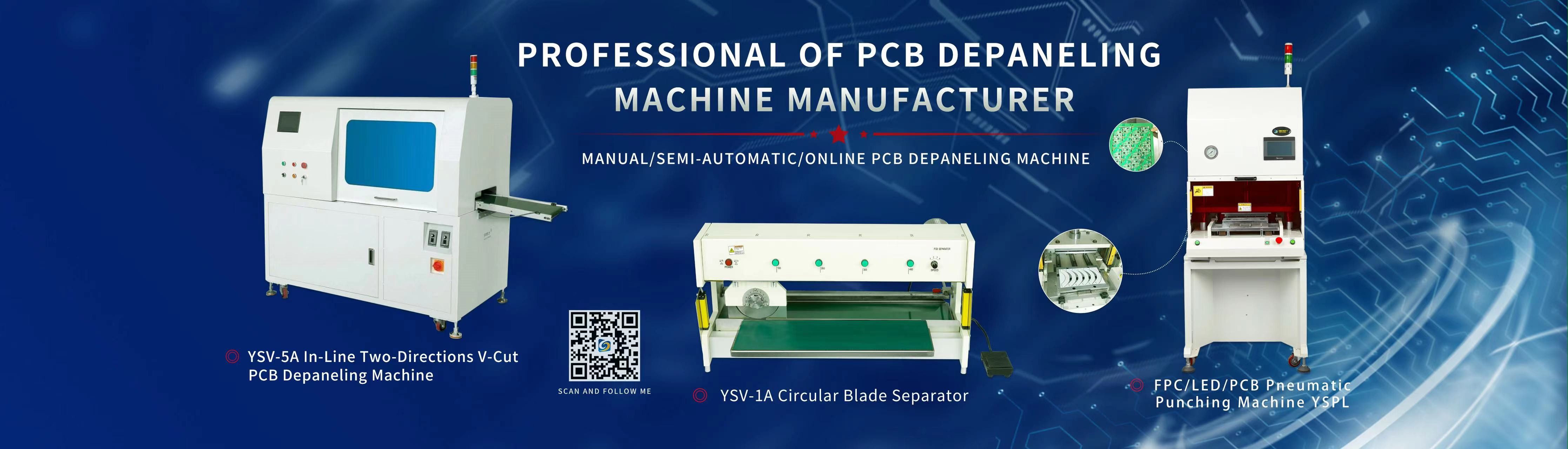 qualité machine depaneling de carte PCB usine