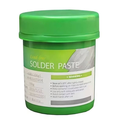 Paste de soudure sans plomb sans flux propre étain au noyau bismuth alliage d'argent SMT imprimante soudage crème de soudure